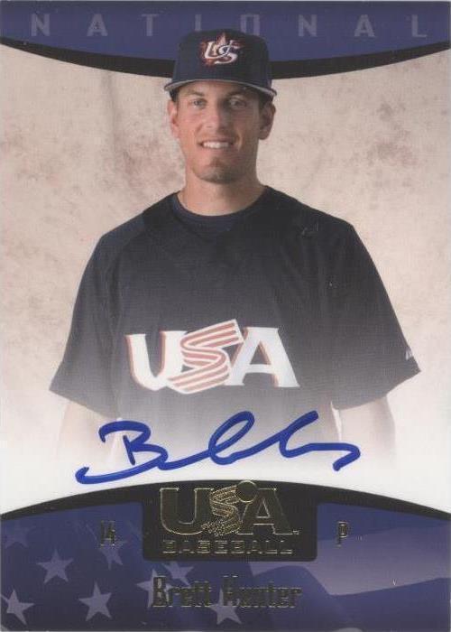 2008 Upper Deck 2007 USA Baseball National Teams - Brett Hunter #68