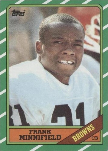 1986 Topps Frank Minnifield #198