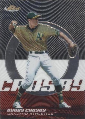2005 Topps Finest - Bobby Crosby #18