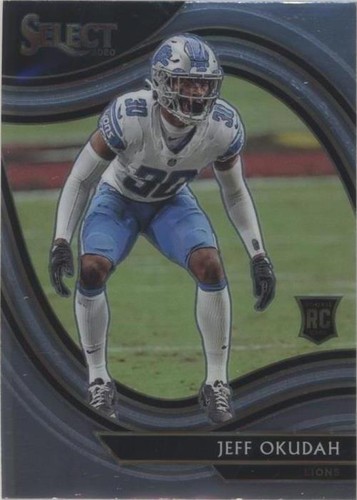 2020 Panini Select Jeff Okudah #386