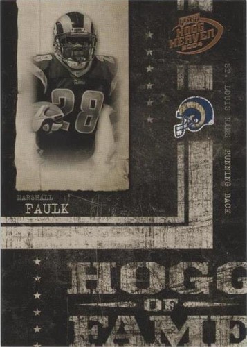 2004 Playoff Hogg Heaven Marshall Faulk #HF-14
