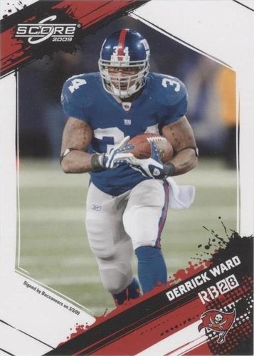 2009 Score Derrick Ward #194
