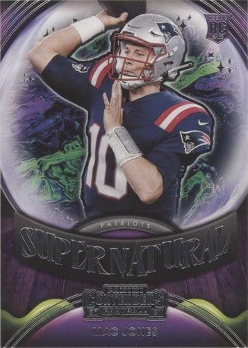 2021 Panini Contenders Mac Jones #SN-MJO