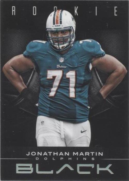 2012 Panini Black Jonathan Martin #149