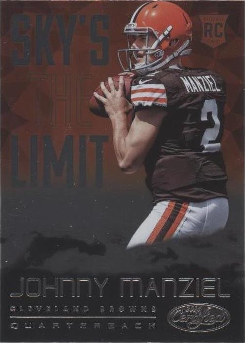 Johnny Manziel 2014 certificado Panini #SKY3