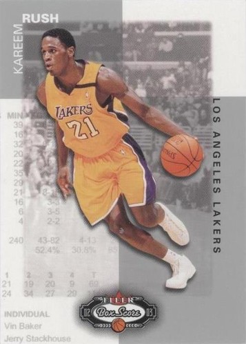 2002-03 Fleer Box Score - Kareem Rush #143