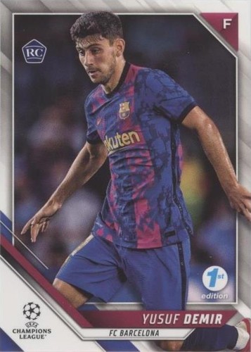 2021-22 Topps UCL Collection 1st Edition Yusuf Demir #140