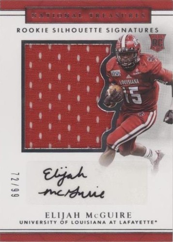 2017 Panini National Treasures Collegiate Elijah McGuire #152