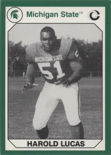 1990 Collegiate Collection Michigan State Spartans Harold Lucas #18