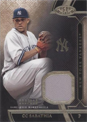 2015 Topps Tier One - C.C. Sabathia #TSR-CS