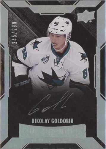2015-16 UD Black - Nikolay Goldobin #47