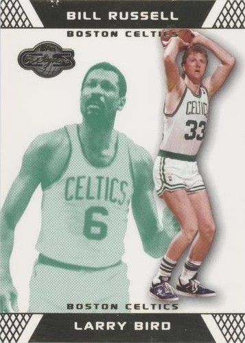 その他 Topps Chrome Bill Russell  Larry Bird 2007 Topps Co-Signers Blue #40 Larry Bird Bill Russell /89