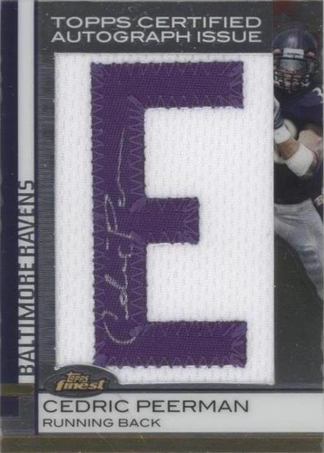 2009 Topps Finest Cedric Peerman #109