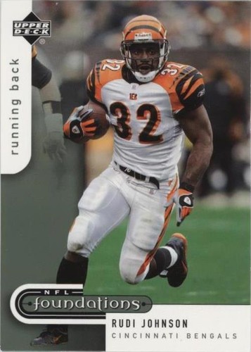 2005 Upper Deck NFL Foundations Rudi Johnson #22