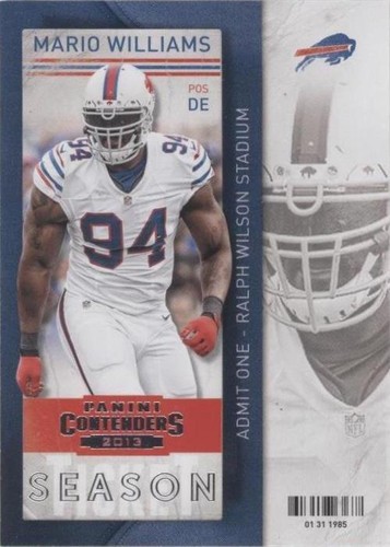 2013 Panini Contenders Mario Williams #13