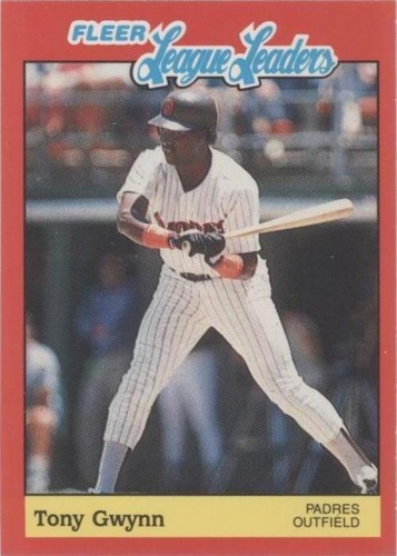 1989 Fleer Baseball's League Leaders - Tony Gwynn #19
