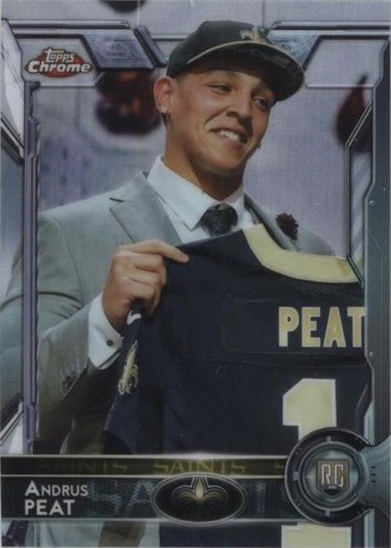 2015 Topps Chrome Andrus Peat #133