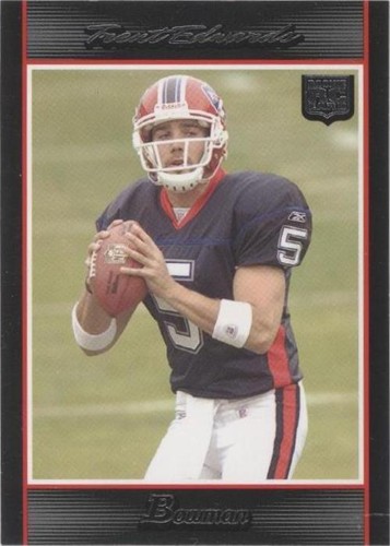2007 Bowman Blue #116 Trent Edwards RC Rookie Card /500 | eBay