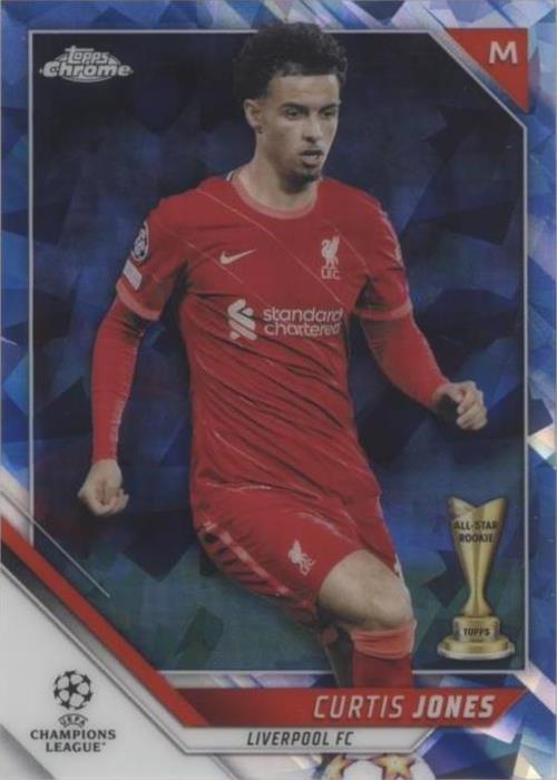 2021-22 Topps Chrome UCL Sapphire Edition Curtis Jones #136