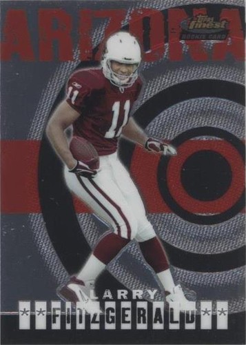 2004 Topps Finest Larry Fitzgerald #100
