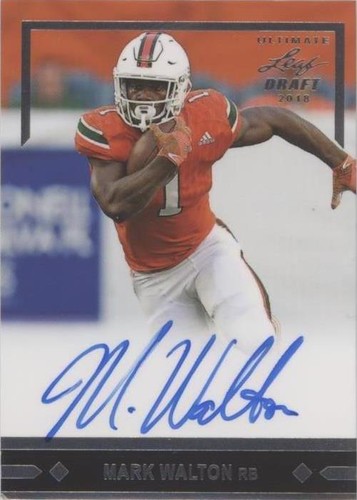 2018 Leaf Ultimate Draft Mark Walton #GLR-MW1