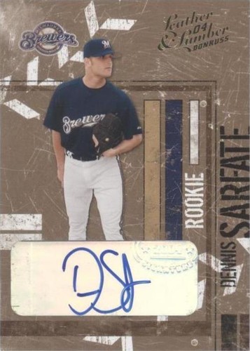 2004 Donruss Leather & Lumber - Dennis Sarfate #170