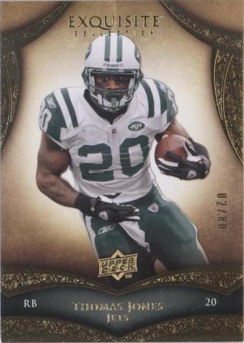 2009 Upper Deck Exquisite Collection Thomas Jones #85