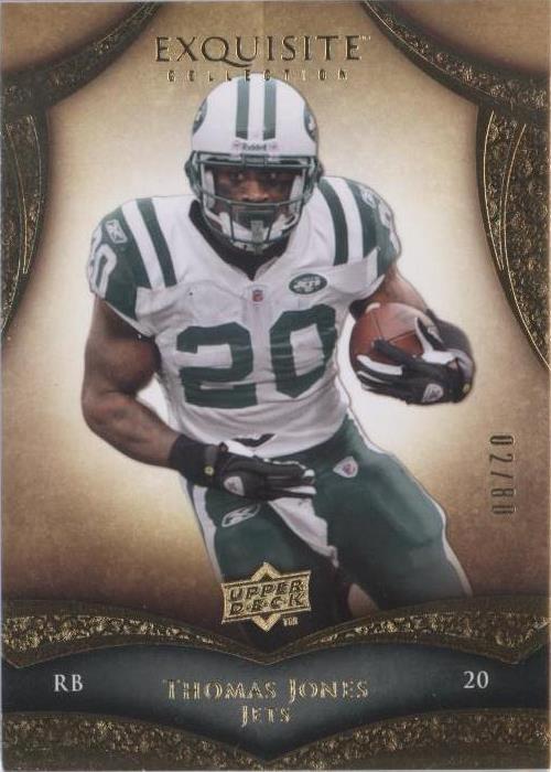 2009 Upper Deck Exquisite Collection Thomas Jones #85
