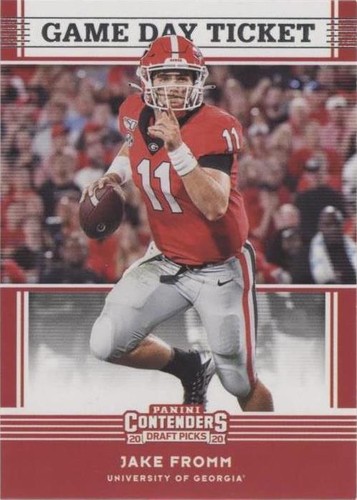 2020 Panini Contenders Draft Picks Jake Fromm #12