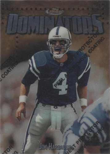 1997 Topps Finest Jim Harbaugh #334