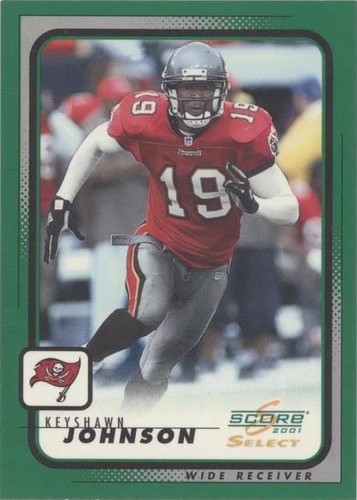 2001 Score Select Keyshawn Johnson #196