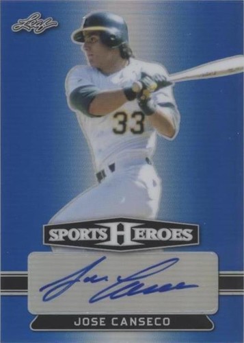 2018 Leaf Metal Sports Heroes - Jose Canseco #BA-JC1