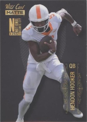2022 Wild Card MATTE National Convention Hendon Hooker #MBN-12