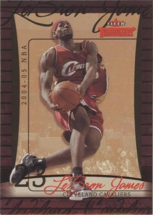 LeBron James Basketball 2004-05 Season Sports Trading Cards