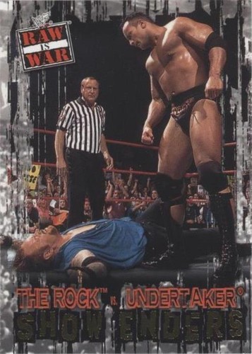 2001 Fleer WWF Raw is War - The Rock Undertaker #85