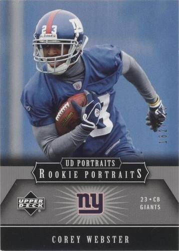 2005 Upper Deck Portraits Corey Webster #177