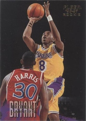 1996-97 Kobe Bryant Fleer 23KT Rookie Purple Signature