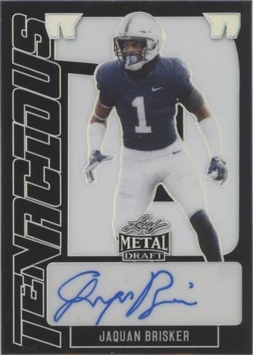 2022 Leaf Metal Draft Jaquan Brisker #TD-JB1