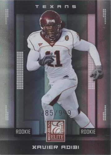 2008 Donruss Elite Xavier Adibi #188