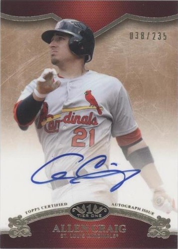2012 Topps Tier One - Allen Craig #OR-AC