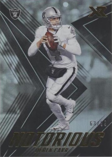 2017 Panini XR Derek Carr #NOT-DC
