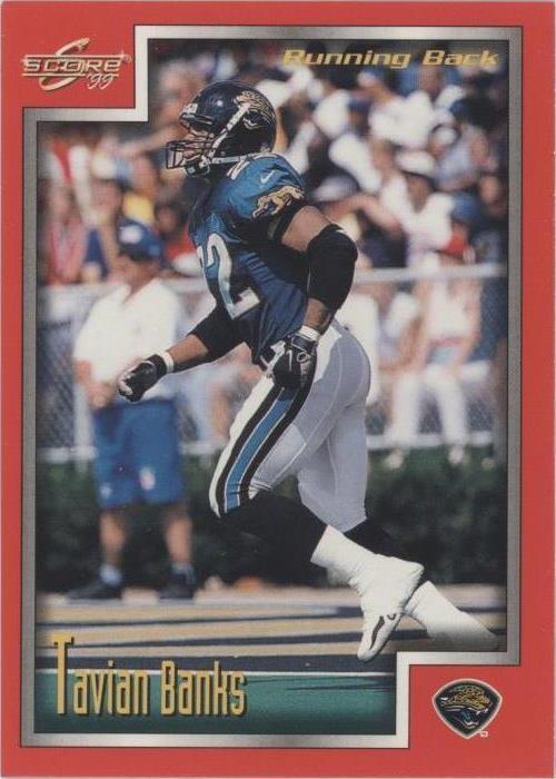 1999 Score Tavian Banks #133