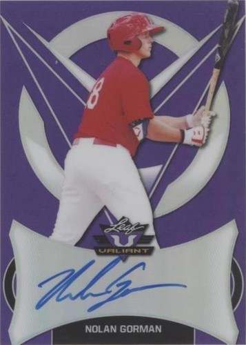 2019 Leaf Valiant - Nolan Gorman #BA-NG1