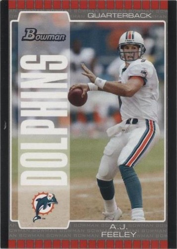 2005 Bowman A.J. Feeley #69