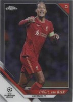 2021-22 Topps Chrome UCL Virgil van Dijk #47