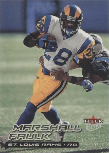2000 Fleer Ultra Marshall Faulk #50