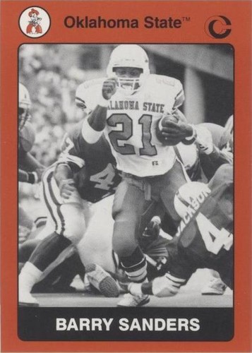 1991 Collegiate Collection Oklahoma State University Cowboys Barry Sanders #76