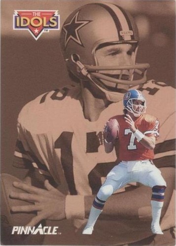1992 Pinnacle John Elway Roger Staubach #353