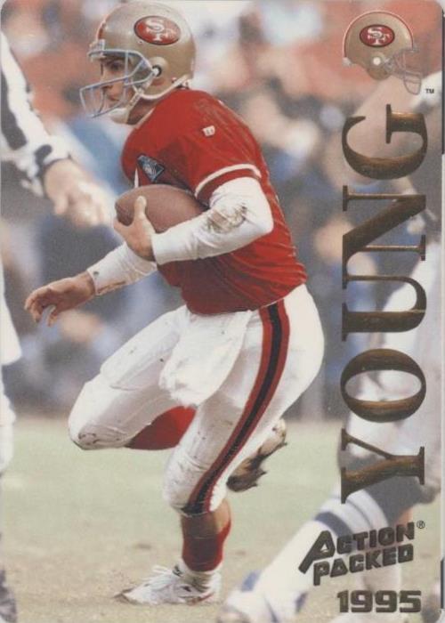 1995 Action Packed Steve Young #13