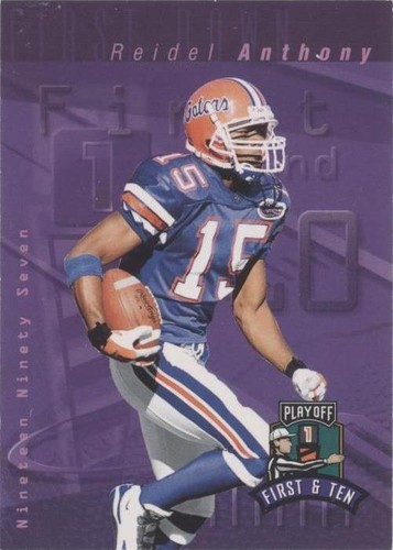 1997 Playoff First & Ten Reidel Anthony #14
